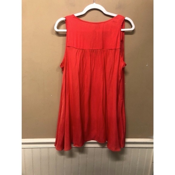 Lane Bryant Orange Sleeveless Blouse Size 14 NWT - Picture 2 of 5